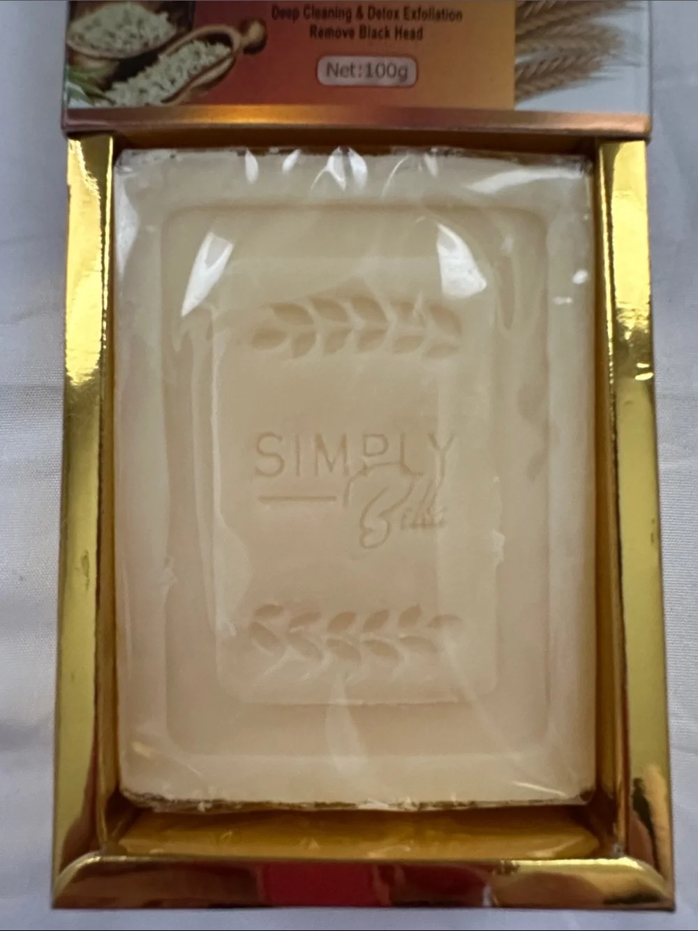 Simply Bella Face & Body Extract/Hydrate Rice Soap 100g New